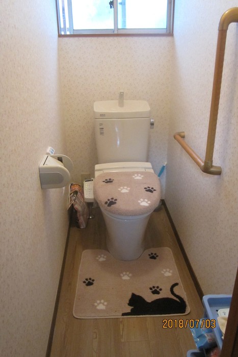 豊田市　Ｍ様邸　トイレリフォーム　お手入れしやすいトイレに！