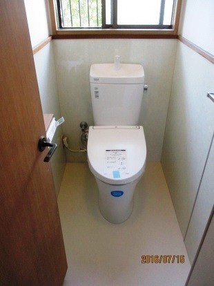 豊田市　Ｋ様邸　トイレリフォーム　～キッチンパネルをトイレに～