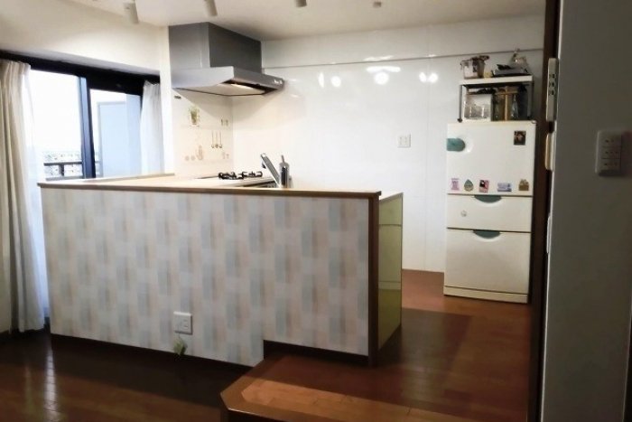 豊田市　キッチンリフォーム　マンションリフォーム　おしゃれなキッチン空間になりました＊*