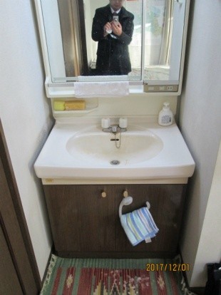 洗面台が水しか出ないのでお湯が出るようにしたいんだけど出来ますか?