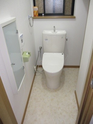 豊田市　Ｙ様邸　トイレリフォーム　水漏れの心配がなくなり、内装もきれいになりました