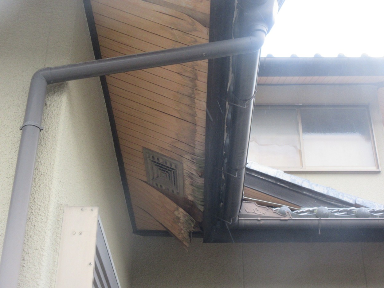 台風で軒天がめくれあがってしまったが何とかならないですか?