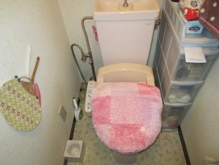 トイレから水漏れしてきた。古くなったのでこれを機に取替えたいわ。