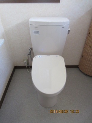 豊田市　Ｋ様邸　トイレリフォーム　トイレ取替工事