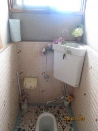 トイレが小便器と男性用小便器で分かれていたので一つの部屋にしたいなぁ。