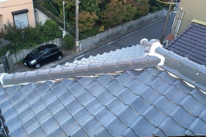 豊田市Ｉ様邸/棟納め直し工事/台風被害修繕工事/雨漏り