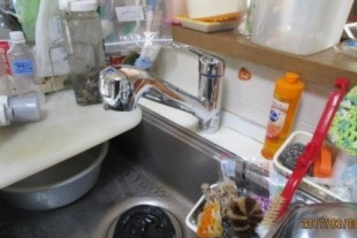 豊田市　水栓取替工事　～キッチン水栓と手洗吐水口の取替～