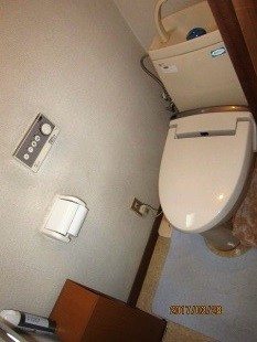 脚の調子が良くなく膝も曲がらないので廊下からトイレの段差を解消したいわ。