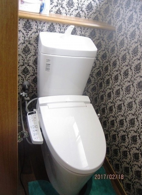 豊田市　Ｈ様邸　トイレリフォーム　トイレの内装にこだわりました！＊