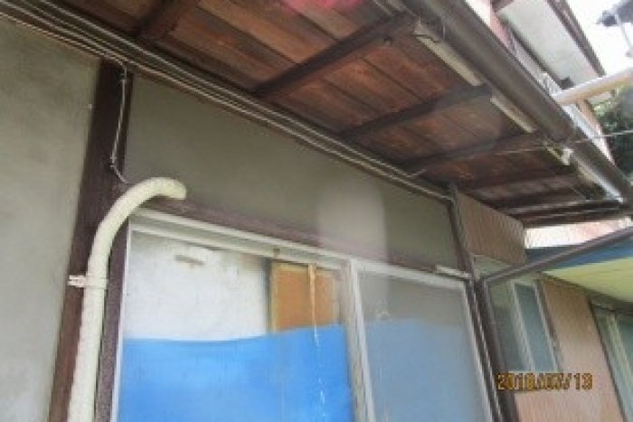 豊田市　外壁リフォーム　～一部外壁をモルタルで塗り直し～