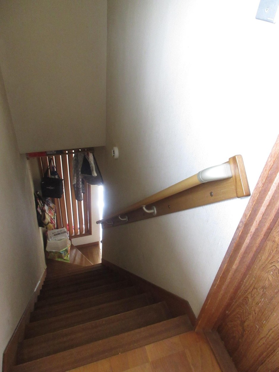 安心して階段を下りられます！