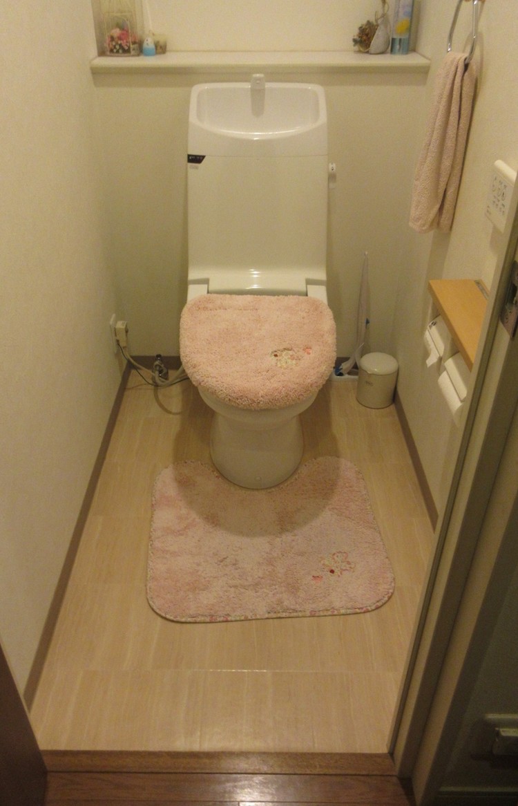 一体型のトイレが・・・