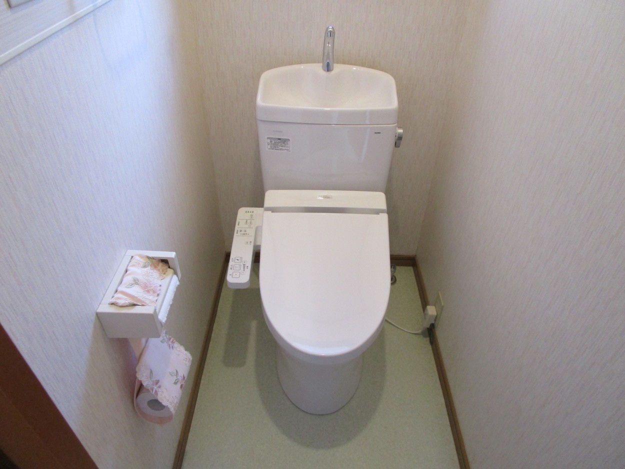 節水型のトイレで水の使用量を軽減できます！