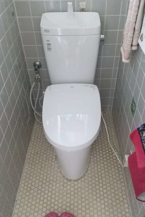 お手入れのしやすいトイレに