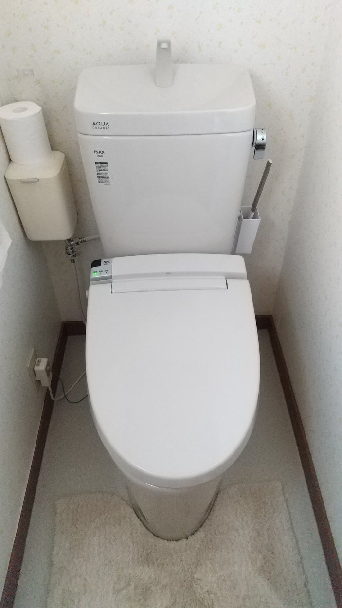 清掃性もしっかりある節水トイレになりました！