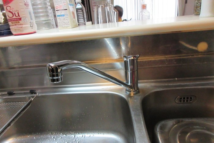 キッチンの水栓を新しく