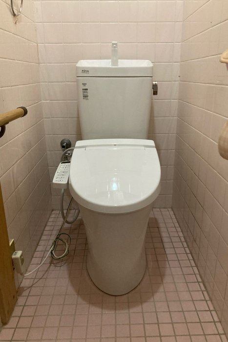 新しいトイレでお手入れしやすく！