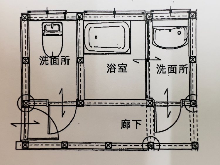 施工前の間取りです。