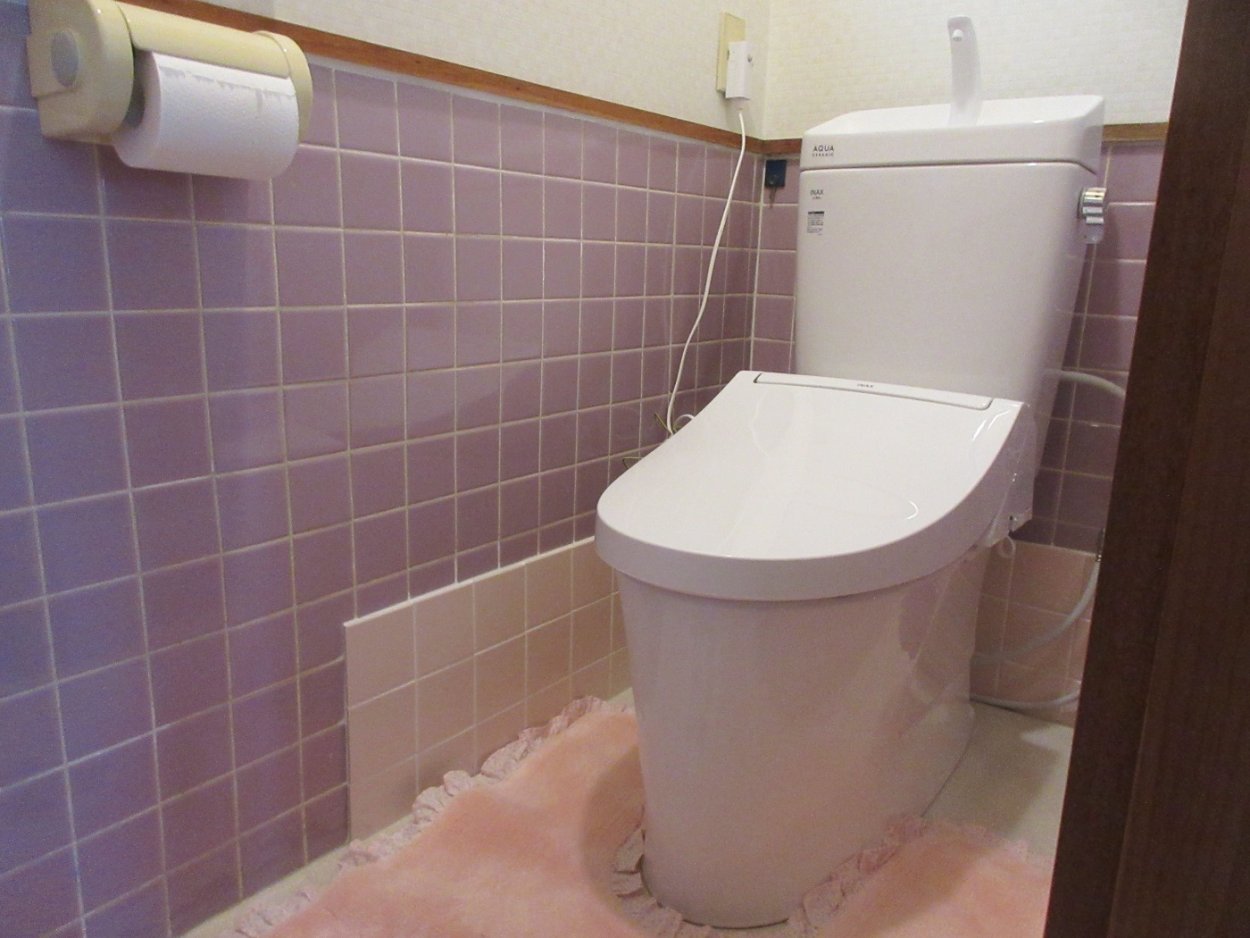 和式トイレから洋式トイレに！座る動作も楽になりました！