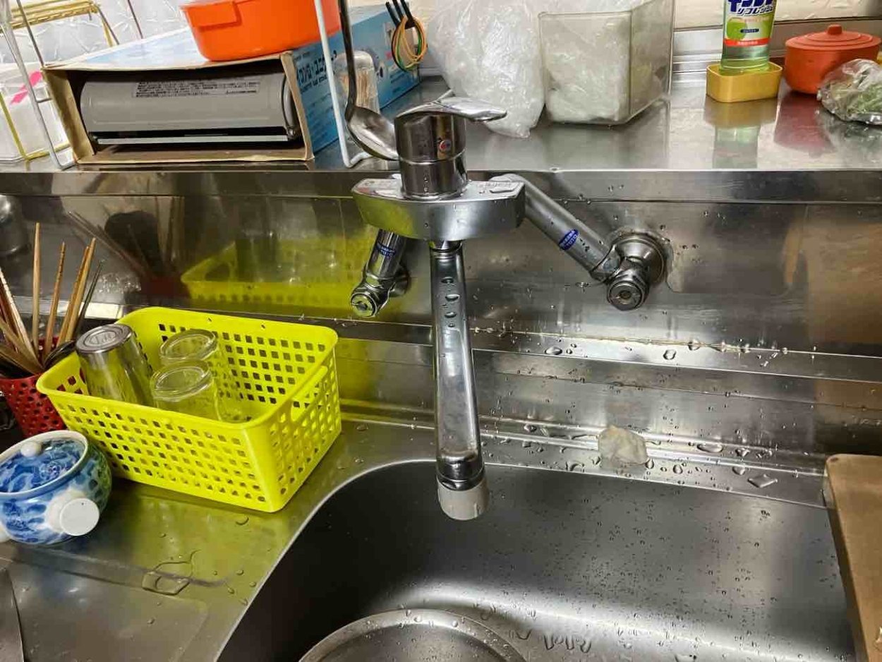 最近、水栓のから水が漏れて・・・