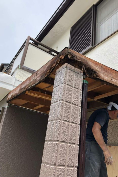 トヨタホームの玄関雨漏り・・・その改修方法は？