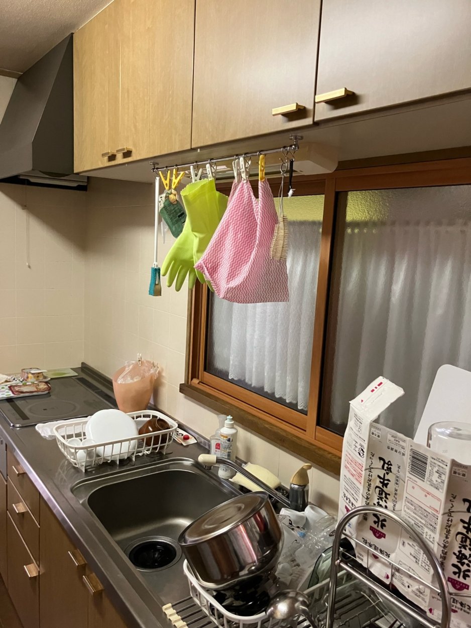 キッチンの前の部屋をLDKの部屋と一緒にしたいです。