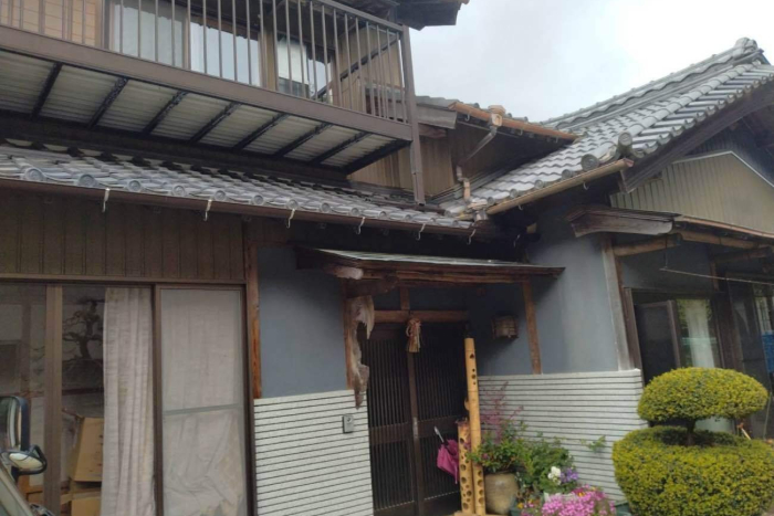 軒樋の交換