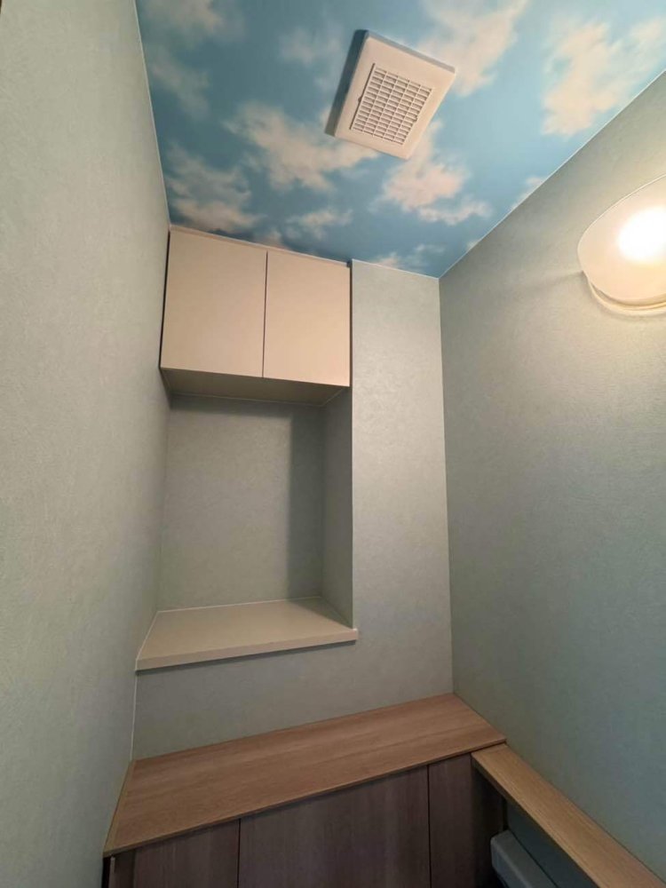 青空のクロスが爽やかに！