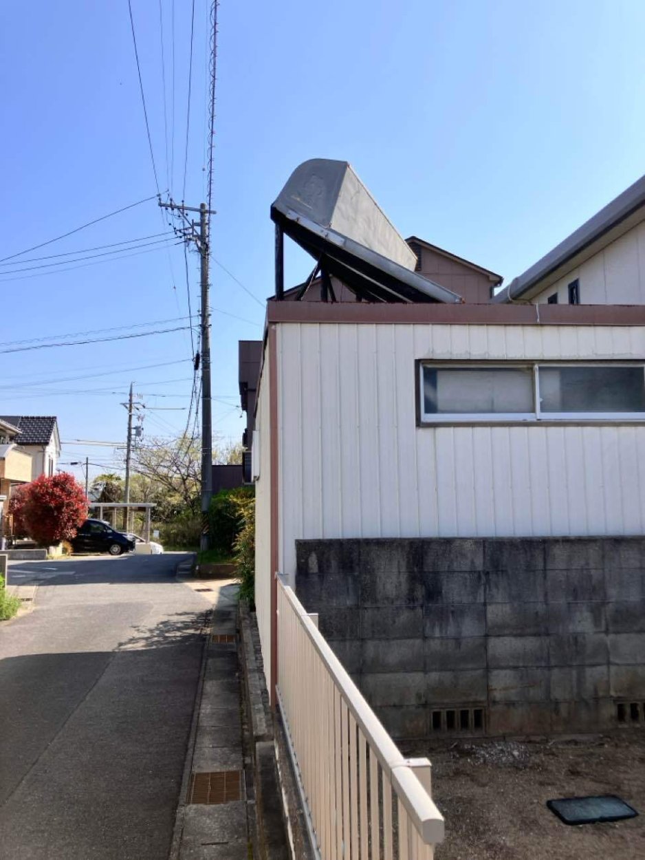 使っていない温水器を撤去して欲しい