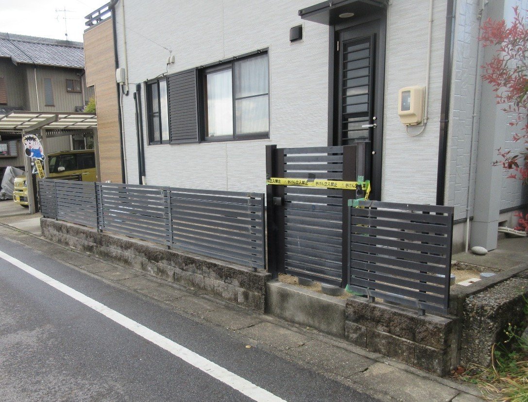 フェンスが壊れてしまって・・・
