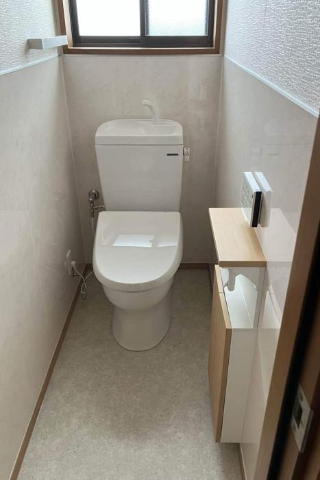 掃除のしやすいトイレに