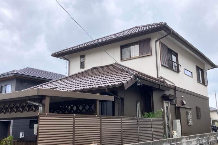 一条工務店のお宅の外壁塗装