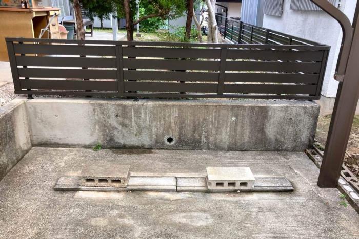 フェンスの新設工事