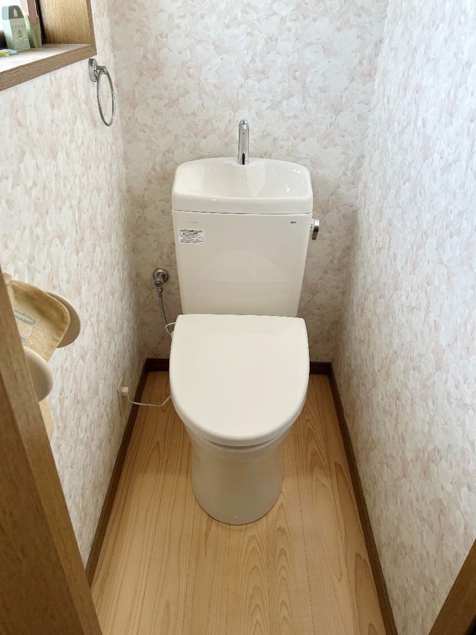 気になっていたタンク内の水漏れ音も解消しました。